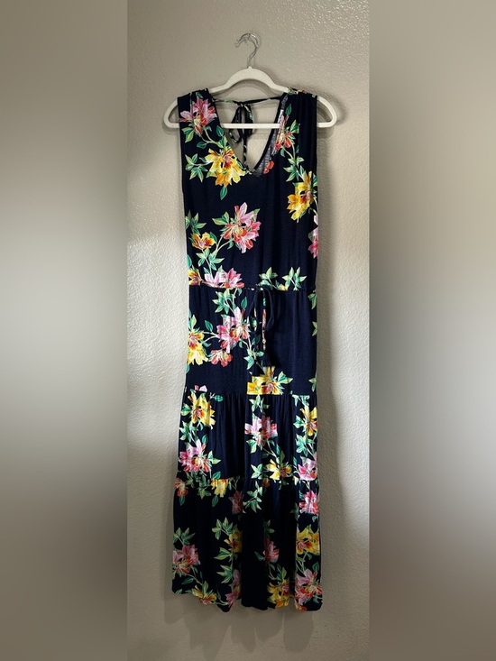 Tommy Bahama Dresses & Skirts - Tommy Bahama Women’s Navy Floral Maxi Dress Tropical Blooms Sz S Vacay TC0024